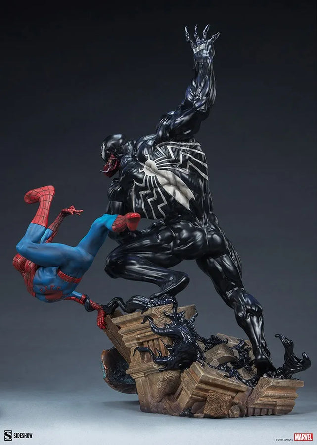 Spider-Man vs Venom - LIMITED EDITION: 3000 (Exclusive) – Sideshow Collectibles – ActionFigure Brasil