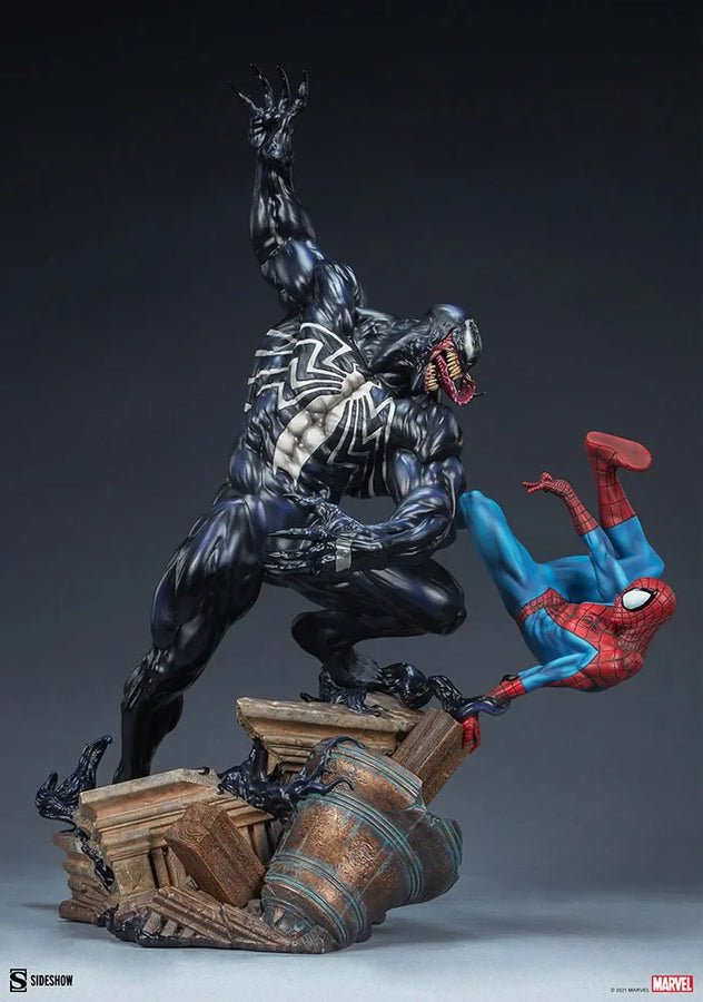 Spider-Man vs Venom - LIMITED EDITION: 3000 (Exclusive) – Sideshow Collectibles – ActionFigure Brasil
