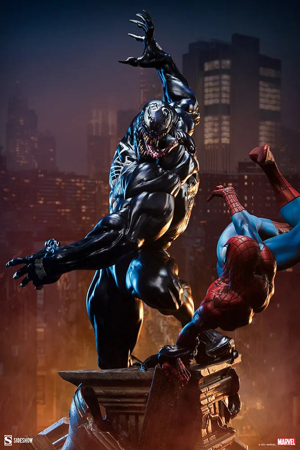 Spider-Man vs Venom - LIMITED EDITION: 3000 (Exclusive) – Sideshow Collectibles – ActionFigure Brasil