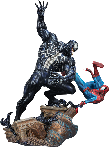 Spider-Man vs Venom - LIMITED EDITION: 3000 (Exclusive) – Sideshow Collectibles – ActionFigure Brasil