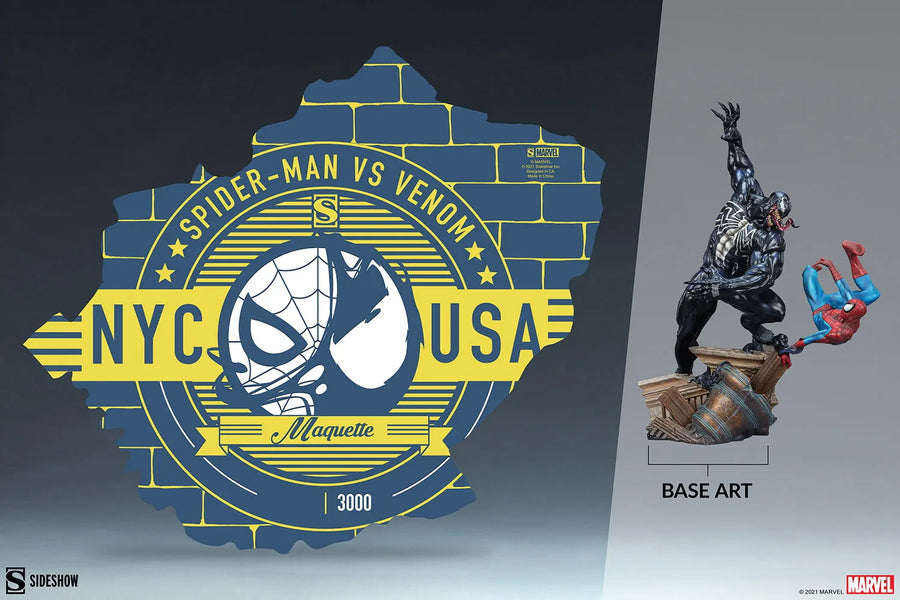 Spider-Man vs Venom - LIMITED EDITION: 3000 (Exclusive) – Sideshow Collectibles – ActionFigure Brasil