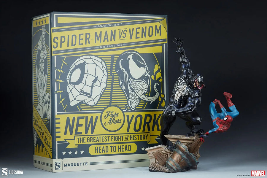 Spider-Man vs Venom - LIMITED EDITION: 3000 (Exclusive) – Sideshow Collectibles – ActionFigure Brasil