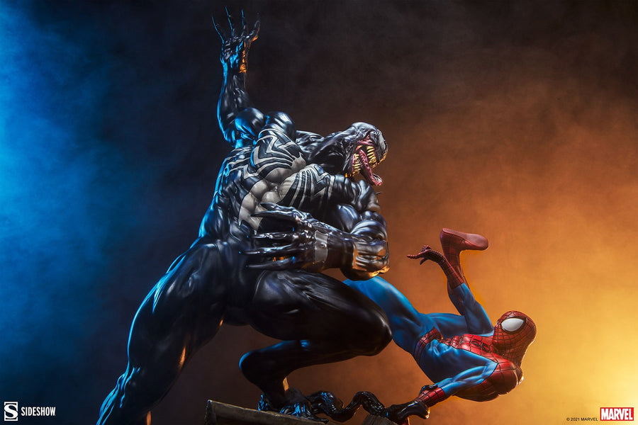 Spider-Man vs Venom - LIMITED EDITION: 3000 (Exclusive) – Sideshow Collectibles – ActionFigure Brasil