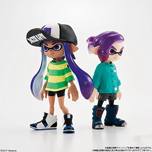 Splatoon 2 - Inkling - Bandai Shokugan - Candy Toy - Kisekae Gear Collection 2 - Girl, Bright Blue (Bandai)ㅤ – Bandai – ActionFigureBrasil