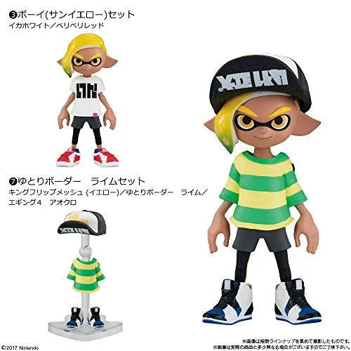 Splatoon 2 - Inkling - Bandai Shokugan - Candy Toy - Kisekae Gear Collection 2 - Girl, Bright Blue (Bandai)ㅤ – Bandai – ActionFigureBrasil