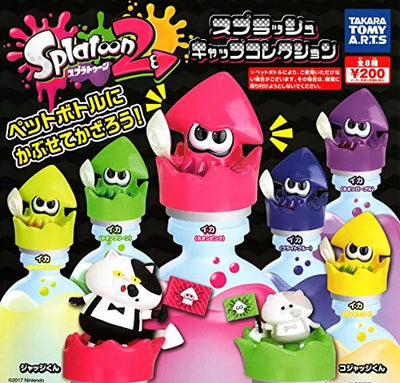 Splatoon 2 - Inkling - Bottle Cap - Splatoon 2 Splash Cap Collection - Neon Pink (Takara Tomy A.R.T.S)ㅤ – Takara Tomy Arts – ActionFigureBrasil