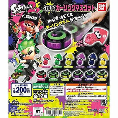 Splatoon 2 - Inkling - Splatoon 2 Squid Curling Mascot - Bright Blue (Bandai)ㅤ – Bandai – ActionFigureBrasil