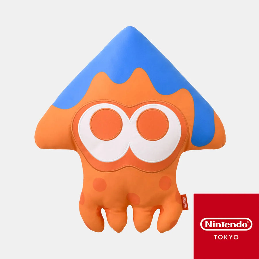 Splatoon - INK YOU UP Squid Cushion - Orange Ver. - Nintendo Tokyo Exclusive (Nintendo Store)ㅤ – Nintendo – ActionFigureBrasil