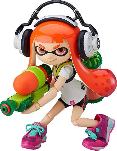 Splatoon - Inkling - Figma #400 - Splatoon Girl (Max Factory)ㅤ – Max Factory – ActionFigureBrasil