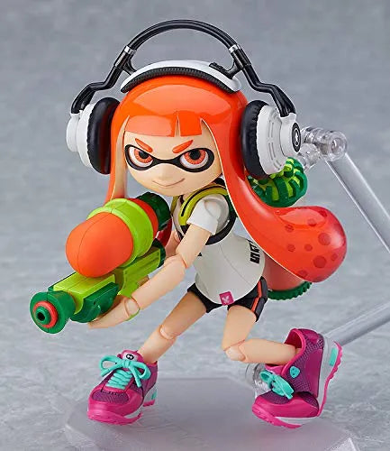 Splatoon - Inkling - Figma #400 - Splatoon Girl (Max Factory)ㅤ – Max Factory – ActionFigureBrasil