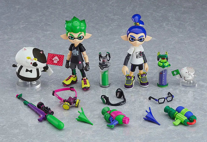 Splatoon - Splatoon 2 - Figma #462-DX - Splatoon Boy - DX Edition - 2025 Re-release (Good Smile Company, Max Factory)ㅤ – Good Smile Company – ActionFigureBrasil