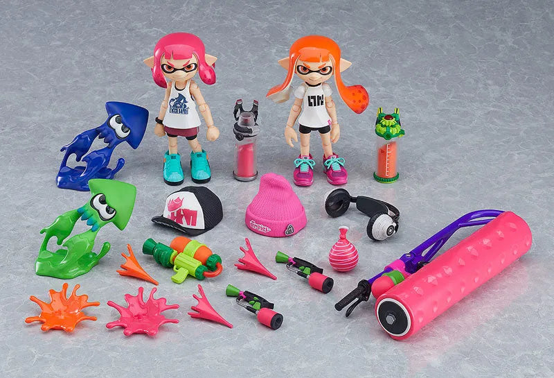 Splatoon - Splatoon 2 - Inkling - Figma #400-DX - Splatoon Girl - DX Edition - 2025 Re-release (Good Smile Company, Max Factory)ㅤ – Good Smile Company – ActionFigureBrasil