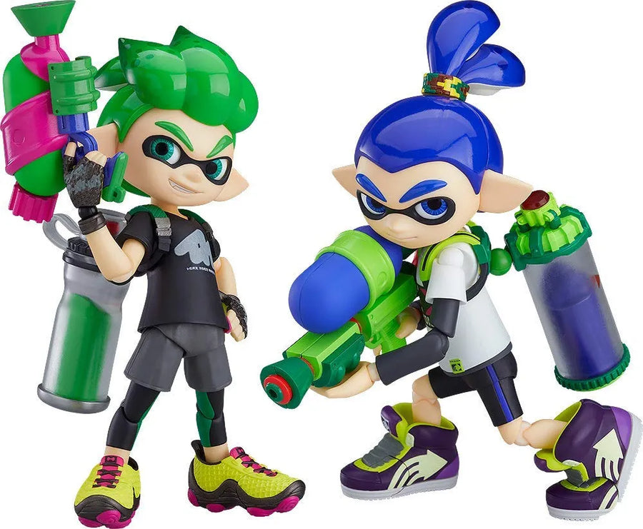 Splatoon - Splatoon 2 - Inkling - Judge-kun - Kojudge-kun - Figma #462-DX - Splatoon Boy - DX Edition (Good Smile Company, Max Factory)ㅤ – Good Smile Company – ActionFigureBrasil