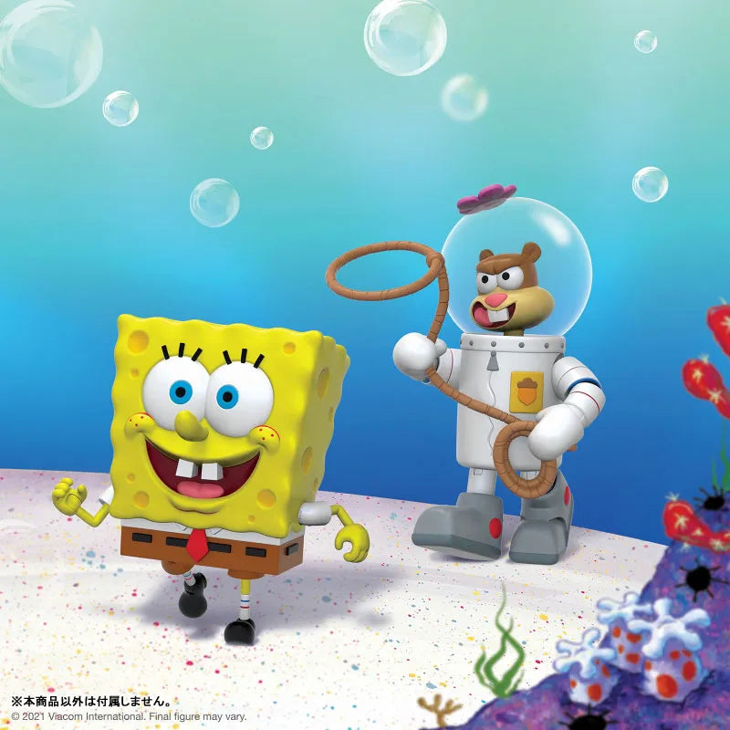 SpongeBob Squarepants / Sandy Cheeks Ultimate Action Figureㅤ – Super7 – ActionFigureBrasil