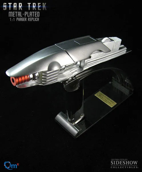 Star Trek 2009 - Prop Replica: Metal-Plated Phaserㅤ – Quantum Mechanix – ActionFigureBrasil