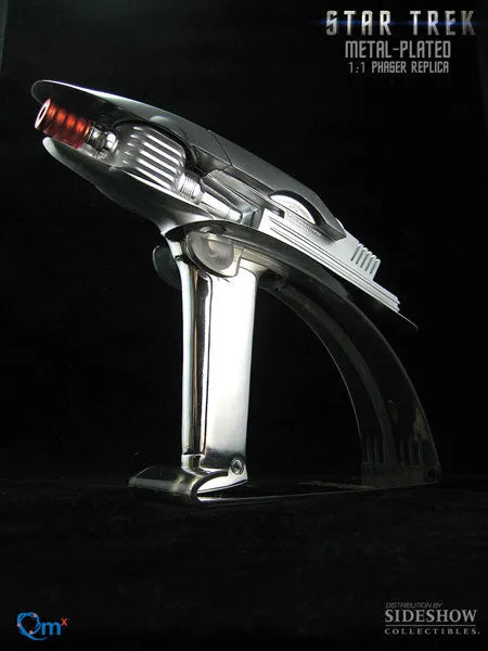 Star Trek 2009 - Prop Replica: Metal-Plated Phaserㅤ – Quantum Mechanix – ActionFigureBrasil
