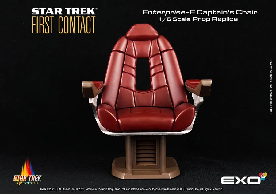 Star Trek: First Contact Enterprise-E Captain’s Chair – EXO-6 – ActionFigure Brasil