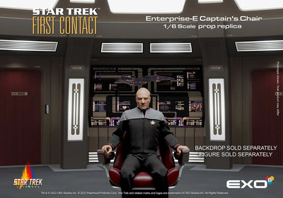 Star Trek: First Contact Enterprise-E Captain’s Chair – EXO-6 – ActionFigure Brasil — acessórios