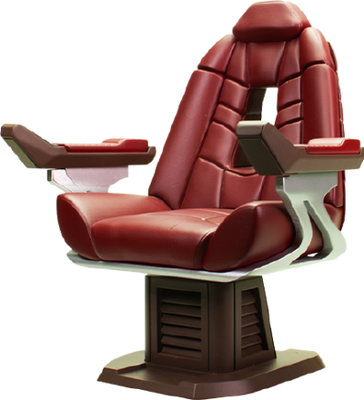 Star Trek: First Contact Enterprise-E Captain’s Chair – EXO-6 – ActionFigure Brasil — ambientada