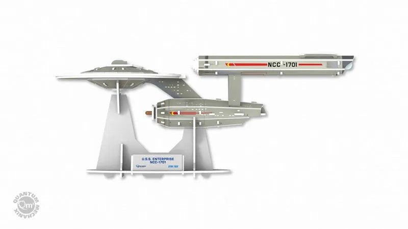 Star Trek / Qraftworks Starship 3D Paper Craft Model: 8-Ship Setㅤ – Quantum Mechanix – ActionFigureBrasil