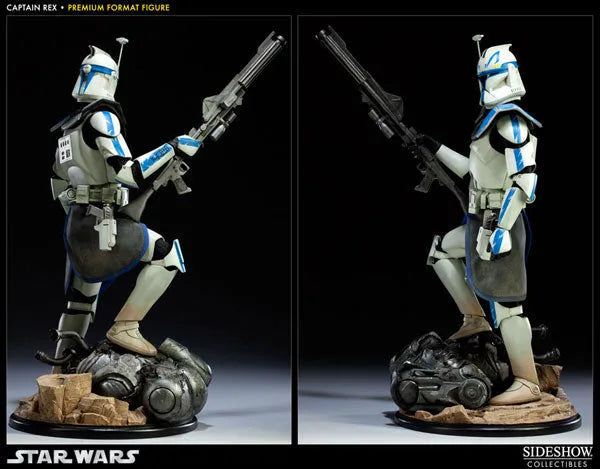 Star Wars 1/4 Scale Premium Figure - Captain Rexㅤ – Sideshow Collectibles – ActionFigureBrasil