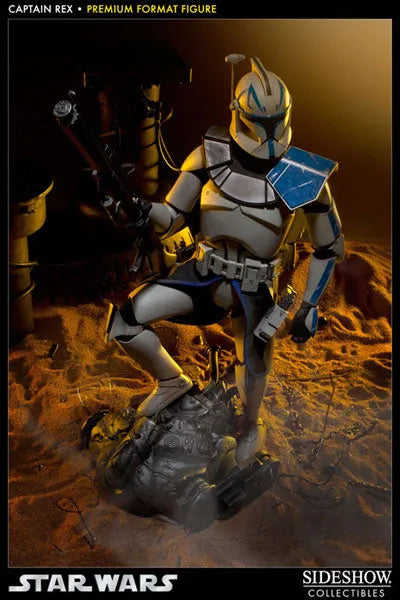 Star Wars 1/4 Scale Premium Figure - Captain Rexㅤ – Sideshow Collectibles – ActionFigureBrasil