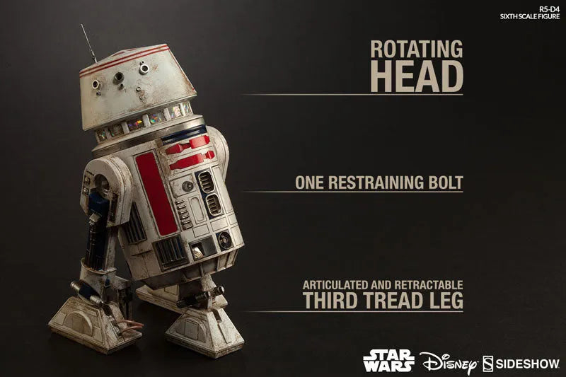Star Wars 1/6 Droid of Star Wars R5-D4ㅤ – Sideshow Collectibles – ActionFigureBrasil