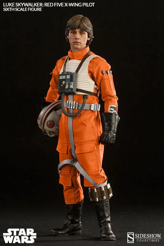 Star Wars 1/6 Heroes of Rebellion - Luke Skywalker (X-wing Pilot ver.)ㅤ – Sideshow Collectibles – ActionFigureBrasil