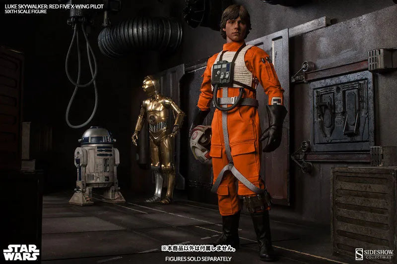 Star Wars 1/6 Heroes of Rebellion - Luke Skywalker (X-wing Pilot ver.)ㅤ – Sideshow Collectibles – ActionFigureBrasil