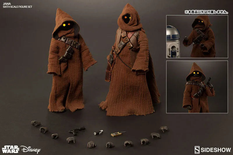 Star Wars 1/6 Scale Creatures of Galaxy - Jawa (Set of 2)ㅤ – Sideshow Collectibles – ActionFigureBrasil