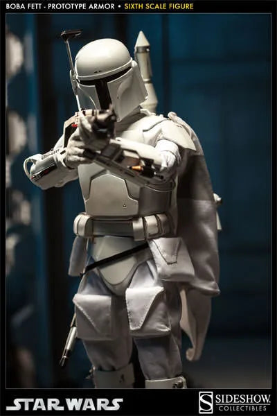 Star Wars 1/6 Scale Figure Boba Fett (Prototype Armor Ver.)ㅤ – Sideshow Collectibles – ActionFigureBrasil — close