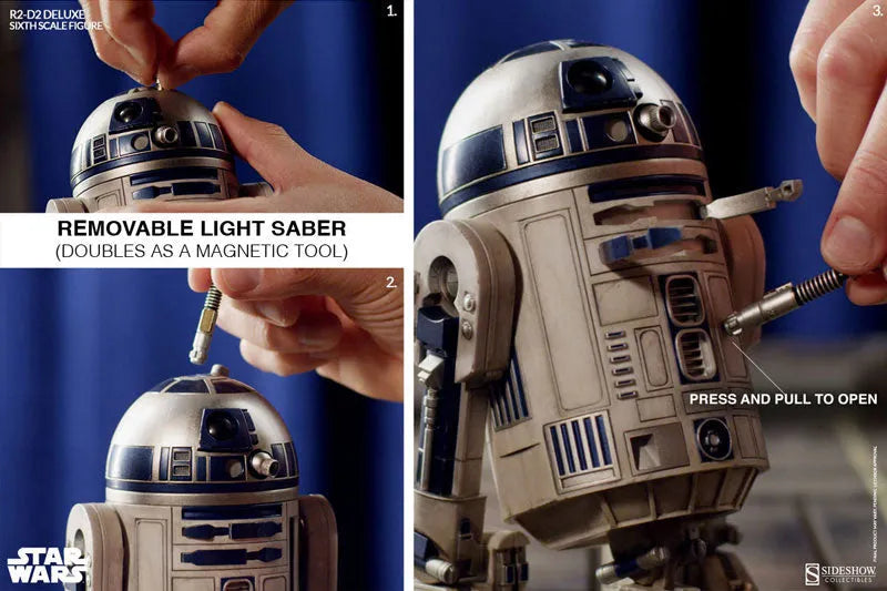 Star Wars 1/6 Scale Figure Heroes of Rebellion R2-D2ㅤ – Sideshow Collectibles – ActionFigureBrasil