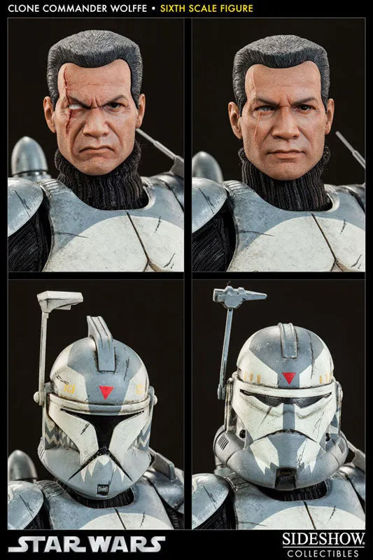Star Wars 1/6 Scale Figure - Militaries Of Star Wars: Clone Commander Wolffeㅤ – Sideshow Collectibles – ActionFigureBrasil
