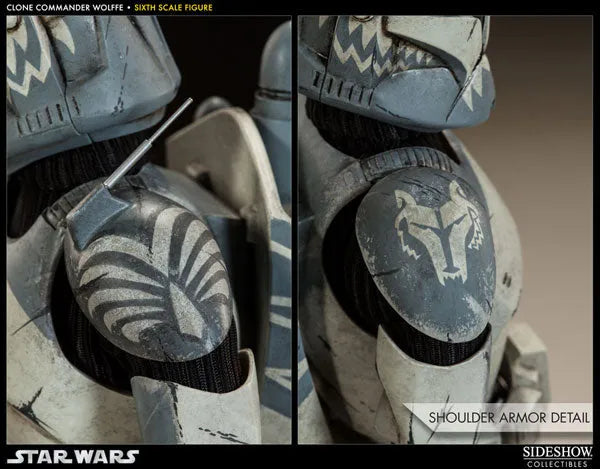 Star Wars 1/6 Scale Figure - Militaries Of Star Wars: Clone Commander Wolffeㅤ – Sideshow Collectibles – ActionFigureBrasil