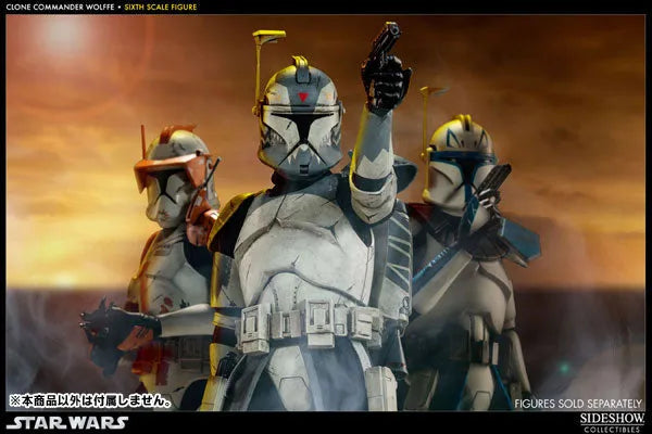 Star Wars 1/6 Scale Figure - Militaries Of Star Wars: Clone Commander Wolffeㅤ – Sideshow Collectibles – ActionFigureBrasil