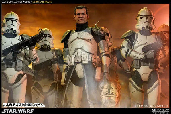 Star Wars 1/6 Scale Figure - Militaries Of Star Wars: Clone Commander Wolffeㅤ – Sideshow Collectibles – ActionFigureBrasil