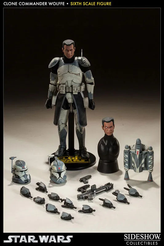 Star Wars 1/6 Scale Figure - Militaries Of Star Wars: Clone Commander Wolffeㅤ – Sideshow Collectibles – ActionFigureBrasil
