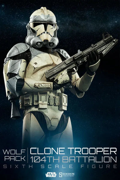 Star Wars 1/6 Scale Figure Militaries of Star Wars - Clone Trooper (104th Battalion ver.)ㅤ – Sideshow Collectibles – ActionFigureBrasil
