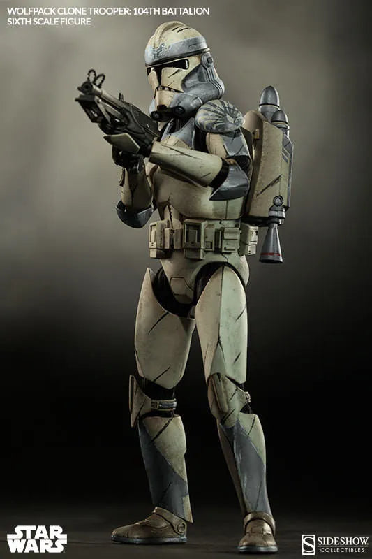 Star Wars 1/6 Scale Figure Militaries of Star Wars - Clone Trooper (104th Battalion ver.)ㅤ – Sideshow Collectibles – ActionFigureBrasil