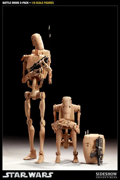 Star Wars 1/6 Scale Figure - Militaries Of Star Wars Infantry Battle Droid (Set Of 2)ㅤ – Sideshow Collectibles – ActionFigureBrasil