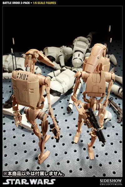 Star Wars 1/6 Scale Figure - Militaries Of Star Wars Infantry Battle Droid (Set Of 2)ㅤ – Sideshow Collectibles – ActionFigureBrasil
