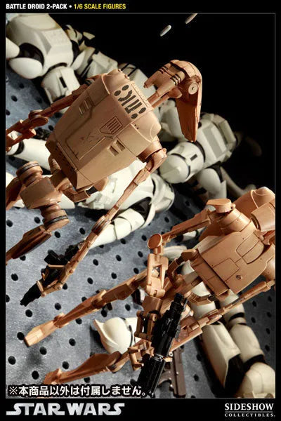 Star Wars 1/6 Scale Figure - Militaries Of Star Wars Infantry Battle Droid (Set Of 2)ㅤ – Sideshow Collectibles – ActionFigureBrasil