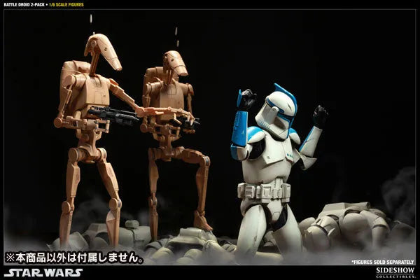 Star Wars 1/6 Scale Figure - Militaries Of Star Wars Infantry Battle Droid (Set Of 2)ㅤ – Sideshow Collectibles – ActionFigureBrasil