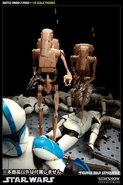 Star Wars 1/6 Scale Figure - Militaries Of Star Wars Infantry Battle Droid (Set Of 2)ㅤ – Sideshow Collectibles – ActionFigureBrasil