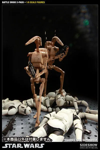 Star Wars 1/6 Scale Figure - Militaries Of Star Wars Infantry Battle Droid (Set Of 2)ㅤ – Sideshow Collectibles – ActionFigureBrasil
