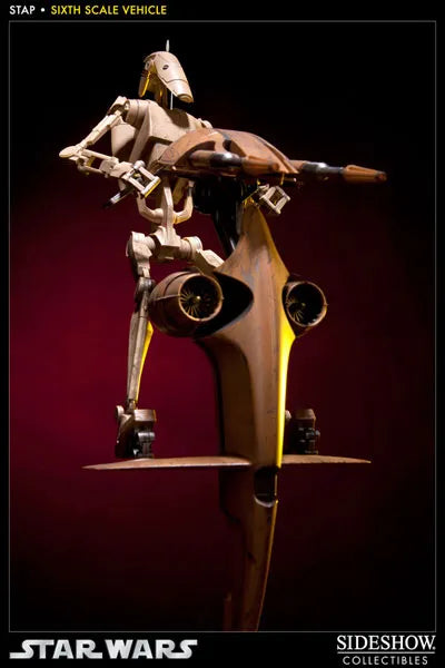 Star Wars 1/6 Scale Figure - Militaries Of Star Wars S.T.A.P. Vehicle (With Battle Droid)ㅤ – Sideshow Collectibles – ActionFigureBrasil