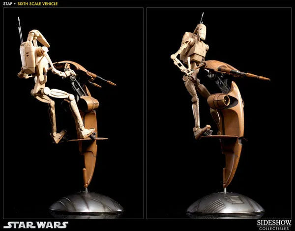 Star Wars 1/6 Scale Figure - Militaries Of Star Wars S.T.A.P. Vehicle (With Battle Droid)ㅤ – Sideshow Collectibles – ActionFigureBrasil