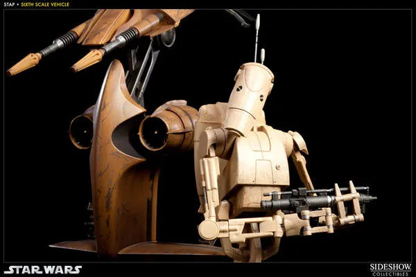 Star Wars 1/6 Scale Figure - Militaries Of Star Wars S.T.A.P. Vehicle (With Battle Droid)ㅤ – Sideshow Collectibles – ActionFigureBrasil