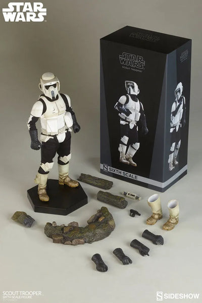 "Star Wars" 1/6 Scale Figure Militaries of Star Wars: Scout Trooper (Version 2)(Provisional Pre-order)ㅤ – Sideshow Collectibles – ActionFigureBrasil — acessórios