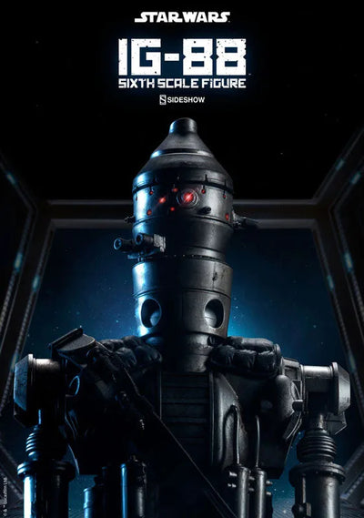 "Star Wars" 1/6 Scale Figure Scum & Villainy Of Star Wars IG-88 (Version 2)ㅤ – Sideshow Collectibles – ActionFigureBrasil